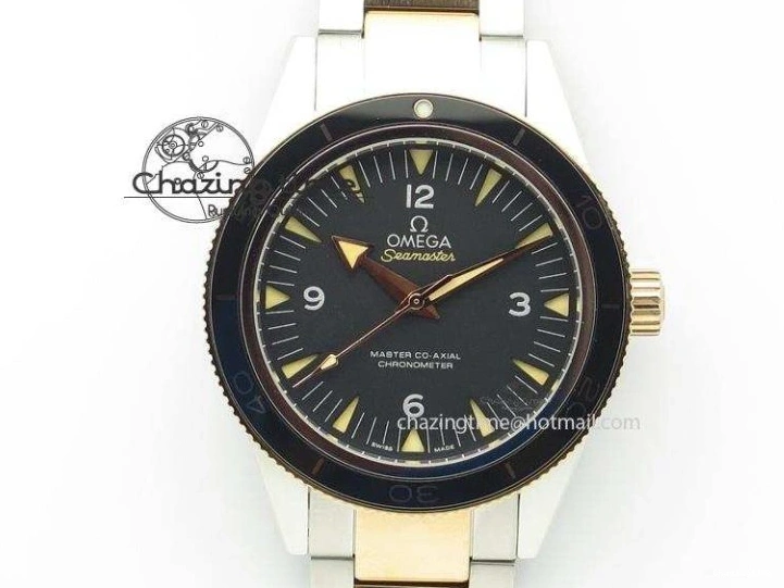 0505 DailyWear Speedmaster ’57 SS Chrono AXF Best Edition Blue Dial on Blue Leather Strap A 8279
